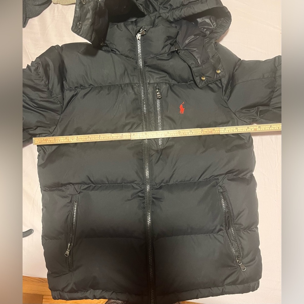 polo ralph lauren Boys The Gorham Down Puffer jacket, Black Size Large (14-16) - Picture 14 of 16